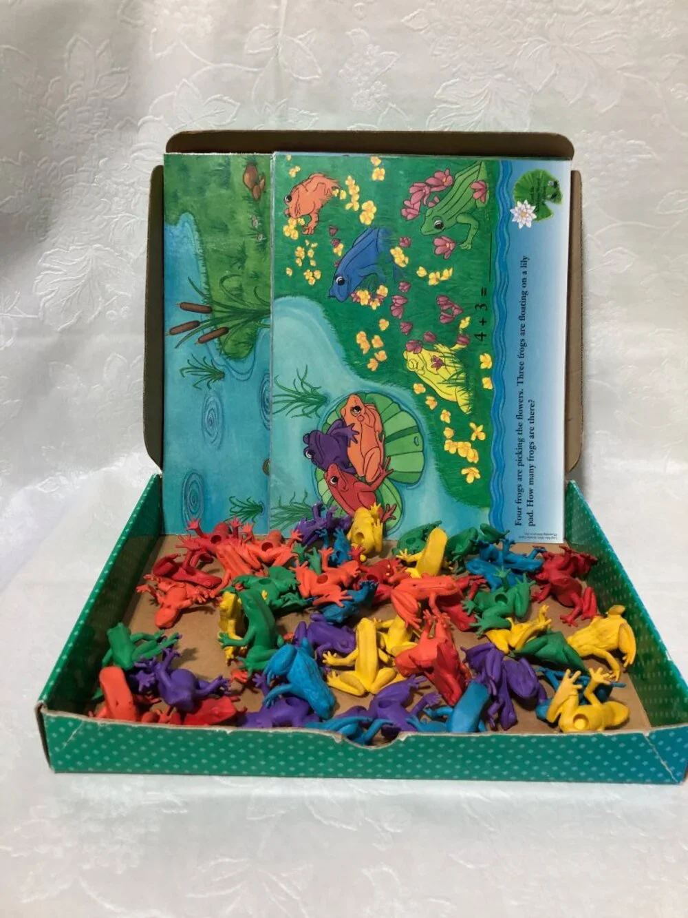 Leap Into Math Grades Pre-K -3 Manipulatives Activity Set With Frog Counters
